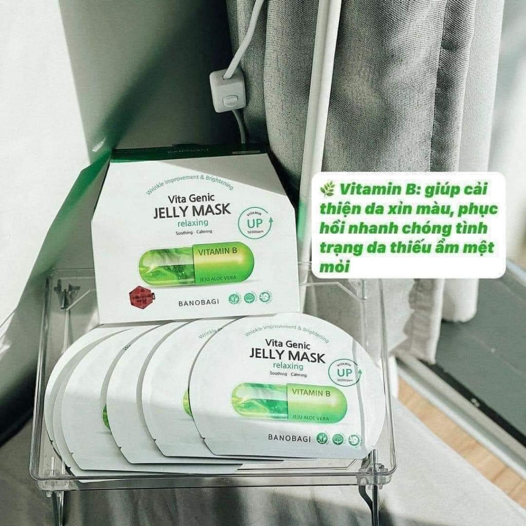 Mẫu Thường - Mặt Nạ Banobagi Vita Genic Jelly Mask Hàn Quốc Lẻ 1 Miếng