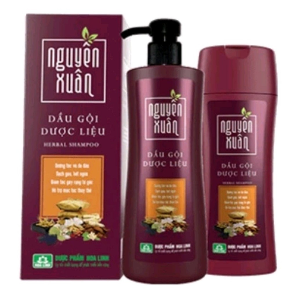 Dầu Gội Dược Liệu Nguyên Xuân Đỏ dành cho tóc thường