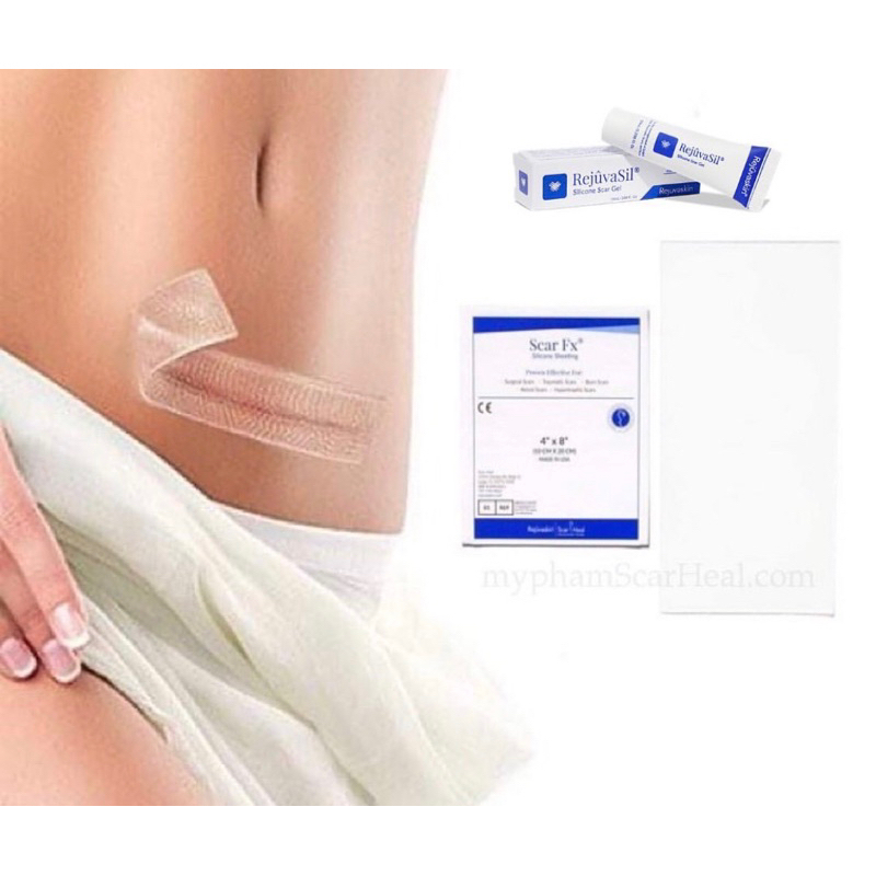 Miếng Dán Ngăn Ngừa Và xoá Sẹo Lồi, sẹo Phì Đại, sa trễ ngực Rejuvaskin