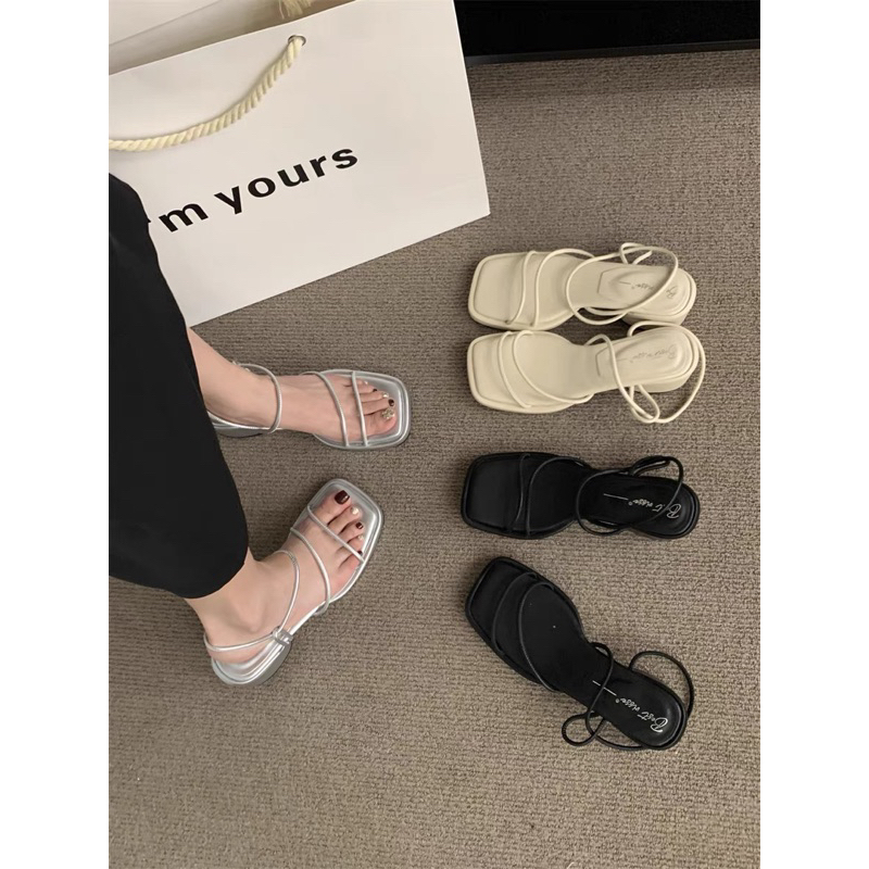 Sandal quai tròn ngang 4P (Ảnh thật)
