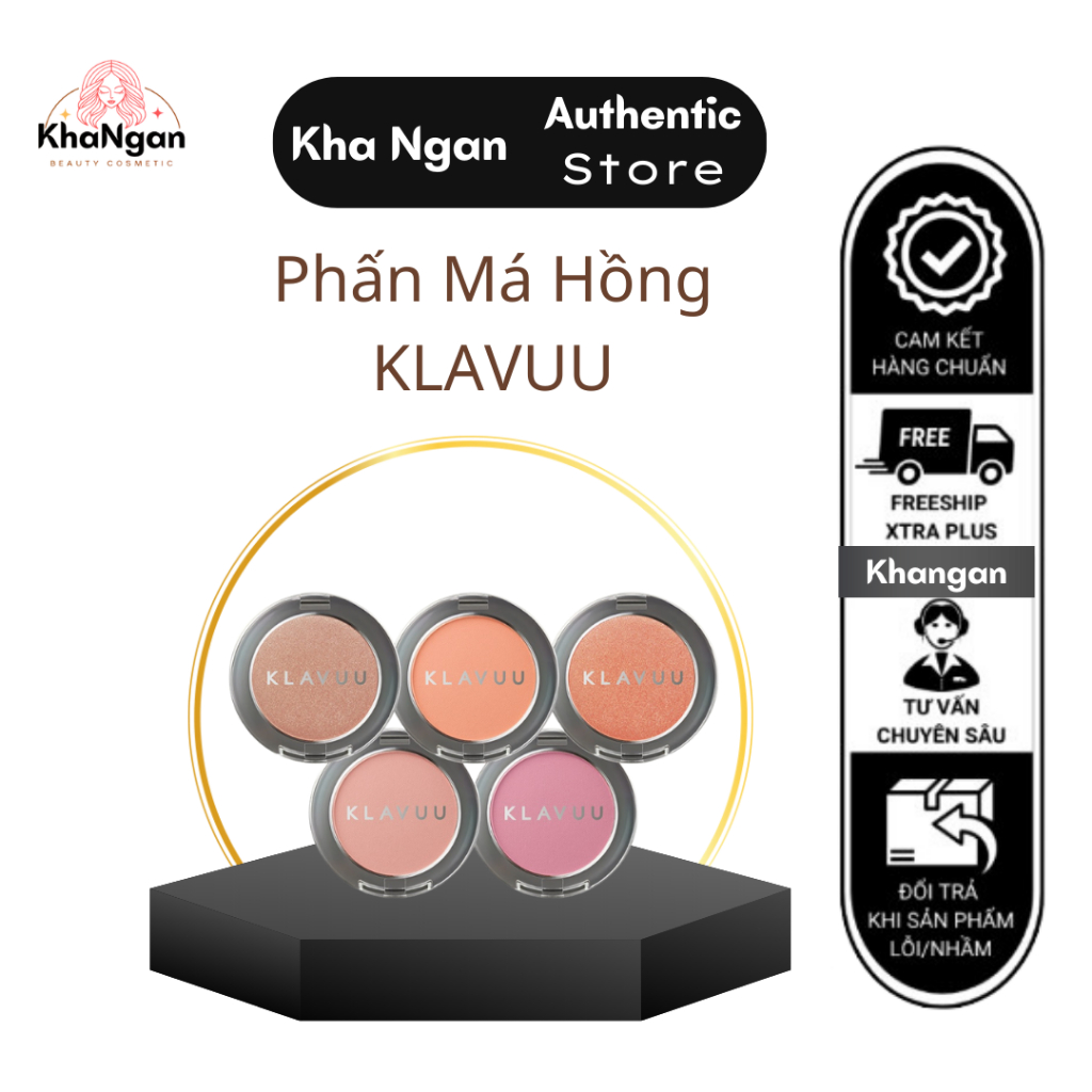 Phấn Má Hồng Klavuu Urban Pearlsation Natural 5.5g