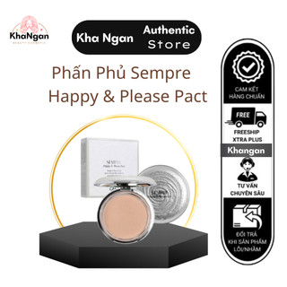 Phấn Phủ Ngọc Trai Siêu Mịn Geo Lamy sempre Happy & Please Pact