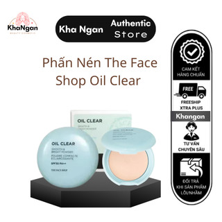 Phấn Phủ Nén Kiềm Dầu The Face Shop Oil Clear Smooth & Bright Pact SPF30 PA+++ 9g