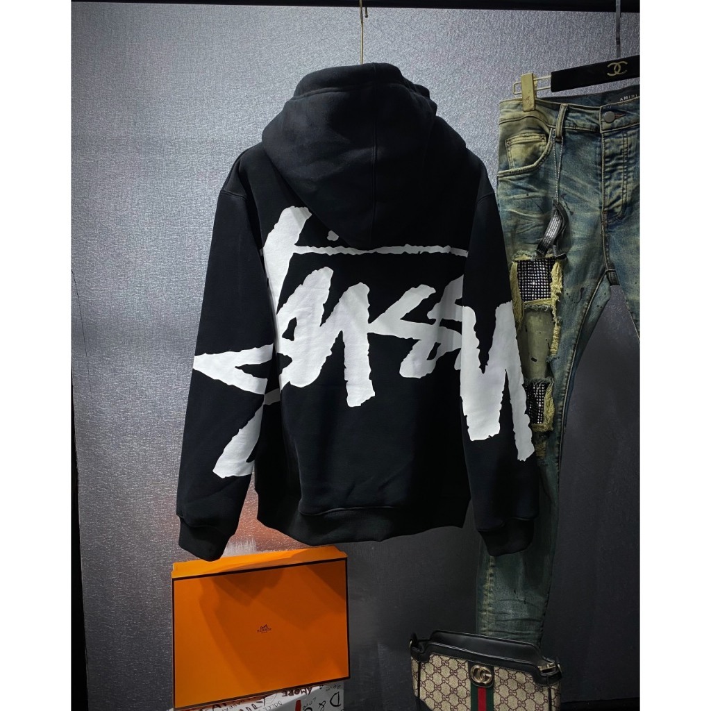 Áo Hoodie Nam Nữ Chữ Stussy Mũ 2 Lớp Chất Nỉ Trần Bông Cực Đẹp-Áo Hoodie Nam Nữ Mới Nhất 2023