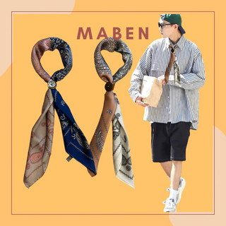 Khăn turban lụa vuông size 70x70cm - Maben