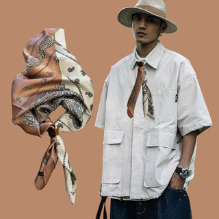Khăn turban lụa vuông size 70x70cm - Maben