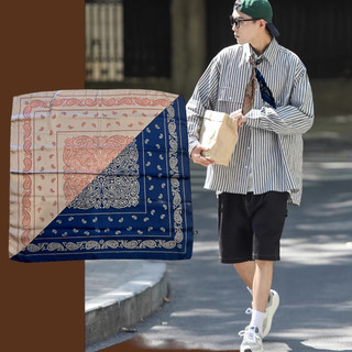Khăn turban lụa vuông size 70x70cm - Maben
