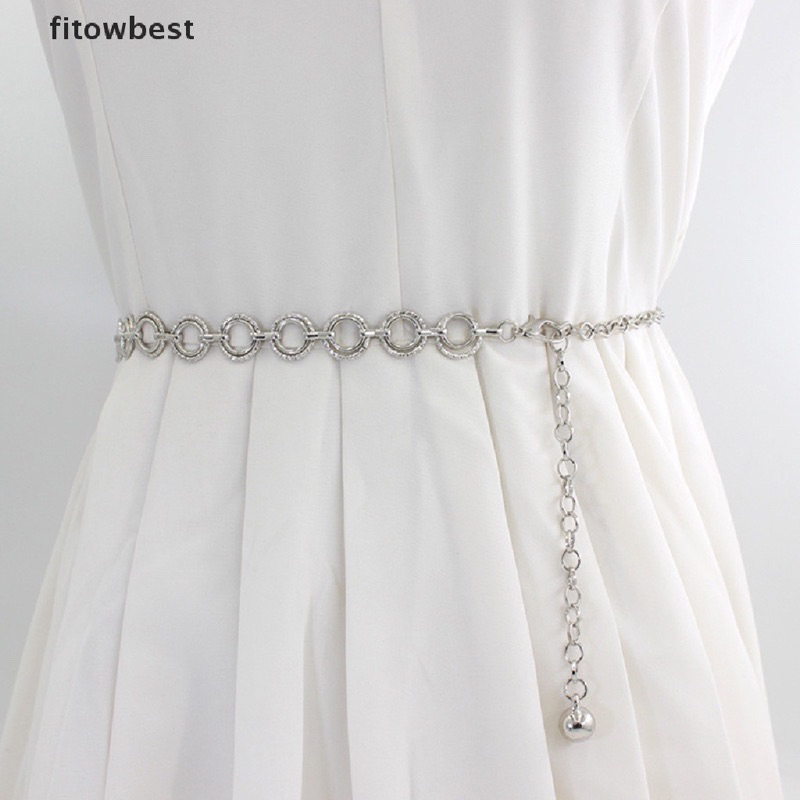 Đai váy dây xích kim loại mảnh điều chỉnh