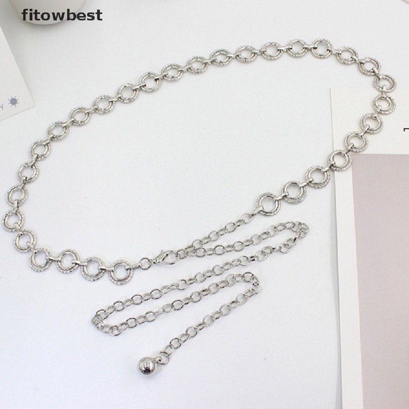 Đai váy dây xích kim loại mảnh điều chỉnh