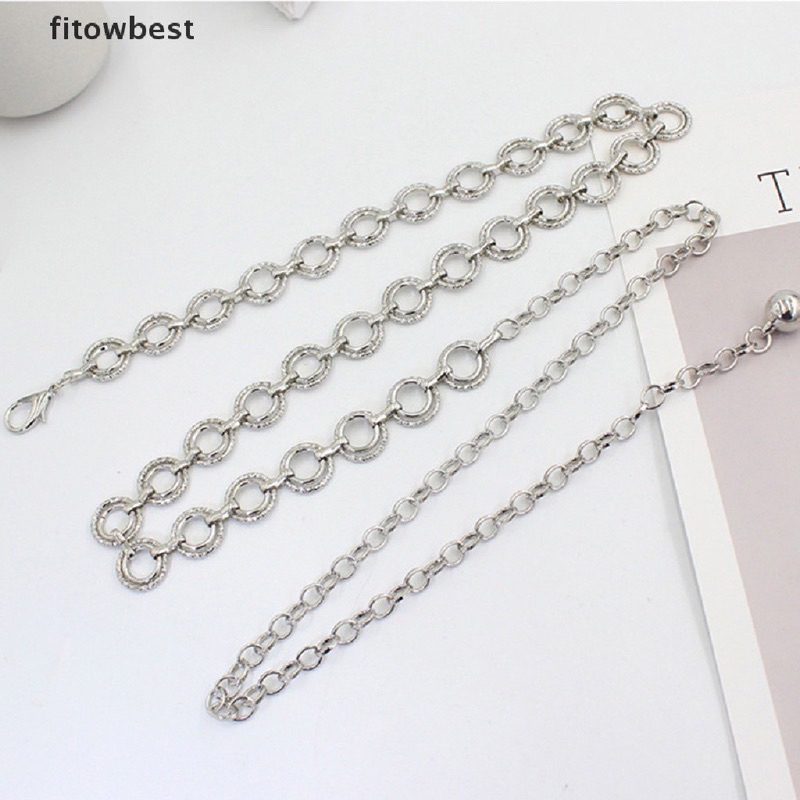 Đai váy dây xích kim loại mảnh điều chỉnh