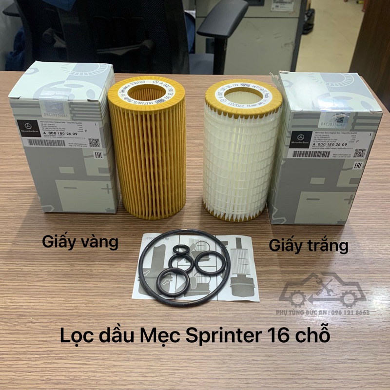 Lọc nhớt Mercedes-Benz Sprinter, GLK 250, GLK280, GLK300, GL450, S350, S400, S500