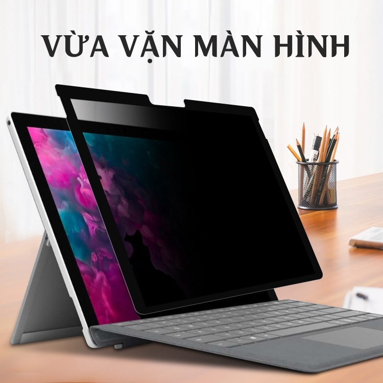 Miếng Dán Màn Hình Chống Nhìn Trộm TỪ TÍNH TỰ DÍNH Cho Microsoft Surface Pro 4, 5, 6, 7, 8, 9 12.3 inch và 13 inch