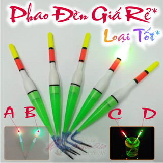 Phao đèn điện phao câu cá ban đêm, phao cảm ứng loại tốt - phao câu tay, câu đài, iso, câu xa bờ - giá rẻ nhất