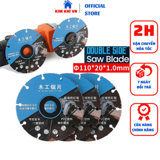 Đĩa cắt gỗ, cắt nhựa bằng thép Hợp Kim 110mm. Lưỡi cắt ngọt cứng cáp