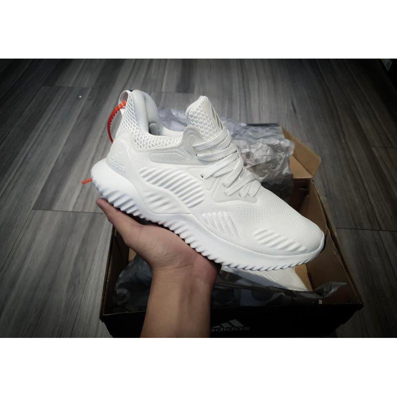 Giầy Sneaker AlphaBounce Trắng Full White