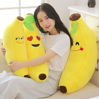 Quả chuối nhồi bông mềm cao cấp - gối ôm chuối bông gấu bông cute