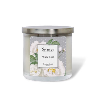 Nến thơm so nice white rose : 230g - 400g