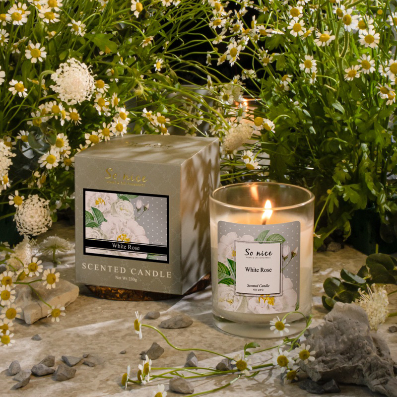 NẾN THƠM SO NICE WHITE ROSE : 230g - 400g