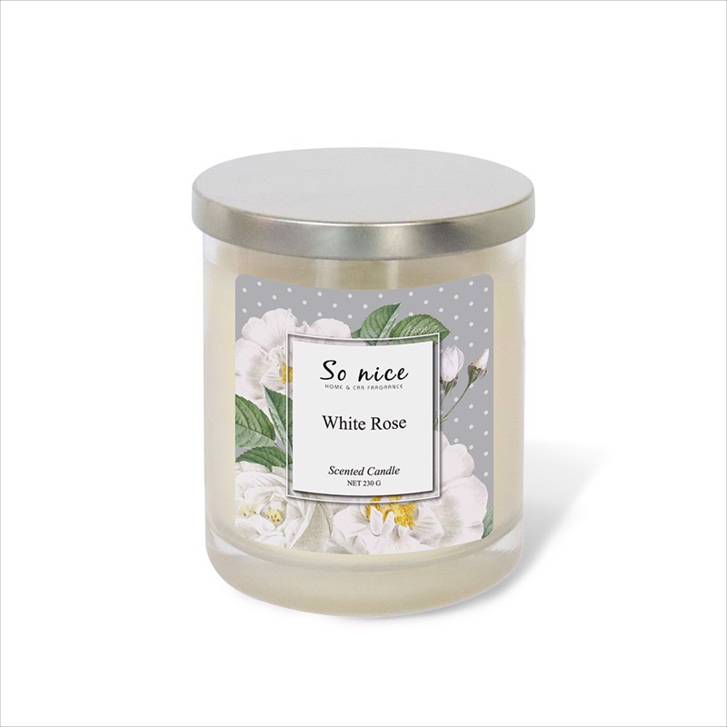 NẾN THƠM SO NICE WHITE ROSE : 230g - 400g