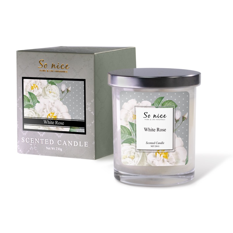 NẾN THƠM SO NICE WHITE ROSE : 230g - 400g