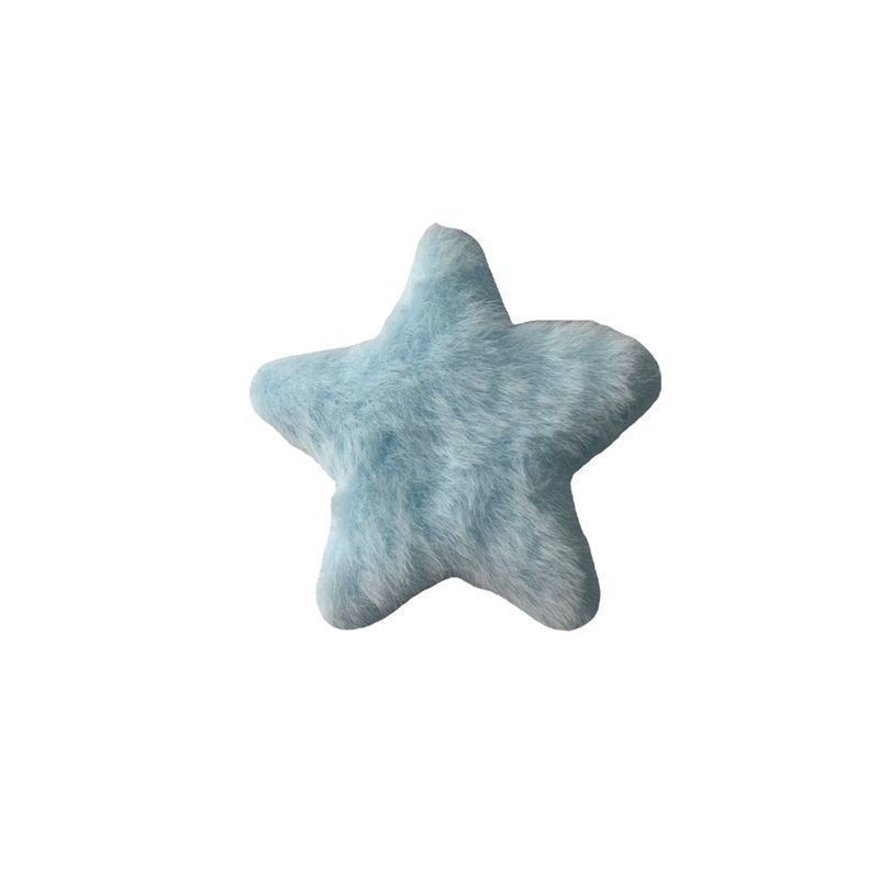 Kẹp Tóc Mái Hình Ngôi Sao Phối Lông Phong Cách Hàn Quốc Dễ Thương Cho Nữ