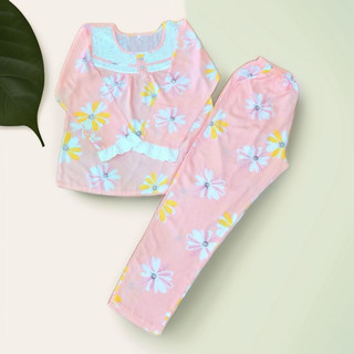 Đồ bộ tole - Đồ bộ lanh quần dài tay dài tiểu thư Bộ lanh tay dài quần dài 43-72kg