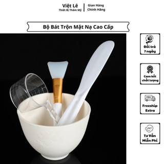 Bộ Dụng Cụ Pha, Đắp Mặt Nạ - Bộ Muỗng Đắp Mặt Nạ Cao Cấp