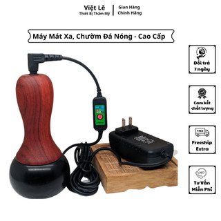 Máy Massage Đá Nóng xoa bóp chườm nóng, cạo gió trong spa đông y dưỡng sinh - Hàng Loại 1 Đá Siêu Dày