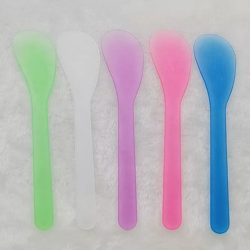 Thìa Nhựa Mỹ Phẩm - Muổng Nhựa Múc Kem Trộn Đắp Mặt Nạ Mask Nhỏ Mini Dùng Kèm Hũ Chiết Mỹ Phẩm