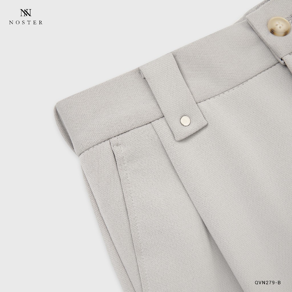 Quần vải, quần âu nam, chất vải cải tiến, cạp chun phía sau - Thương hiệu NOSTER mã QVN279
