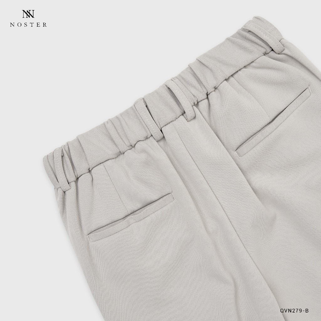 Quần vải, quần âu nam, chất vải cải tiến, cạp chun phía sau - Thương hiệu NOSTER mã QVN279