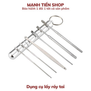 Bộ dụng cụ lấy ráy tai bằng thép 7 món
