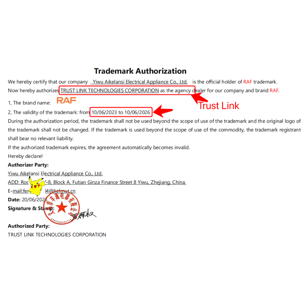 Ấm đun siêu tốc 2.3L 1800W RAF R.7928 - Hàng chính hang - BH 12 tháng