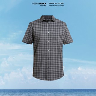 N&m áo sơ mi caro nam cotton tay ngắn 2101080