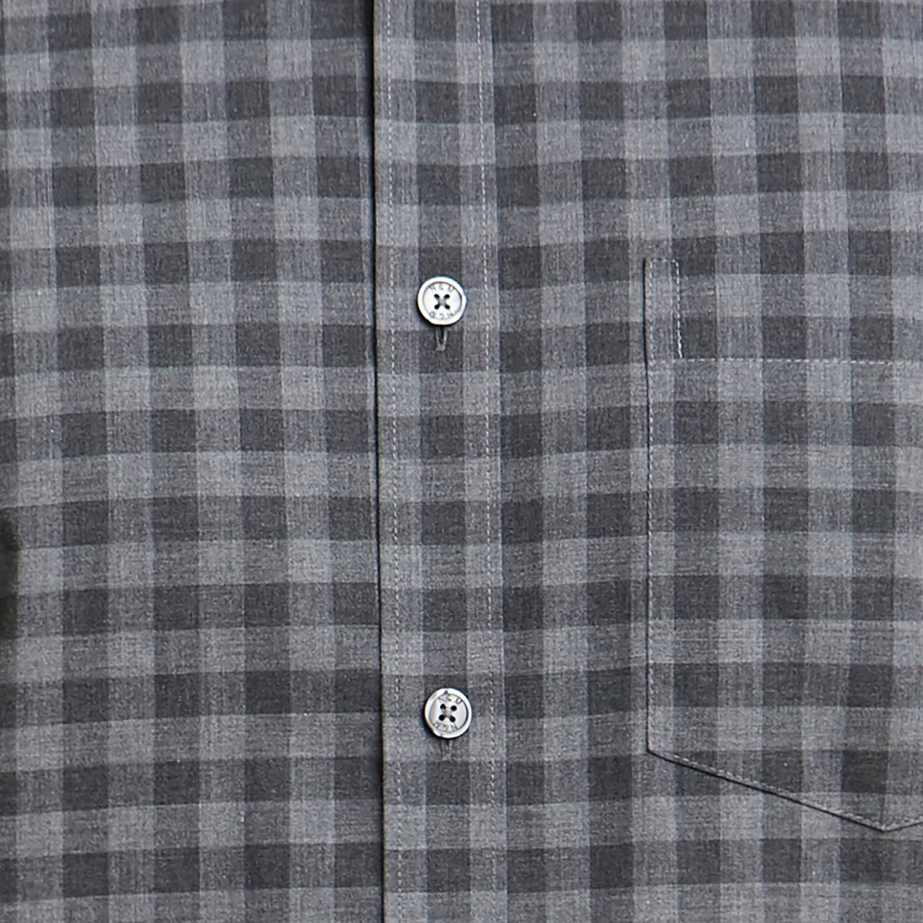 N&M Áo sơ mi caro Nam cotton tay ngắn 2101080