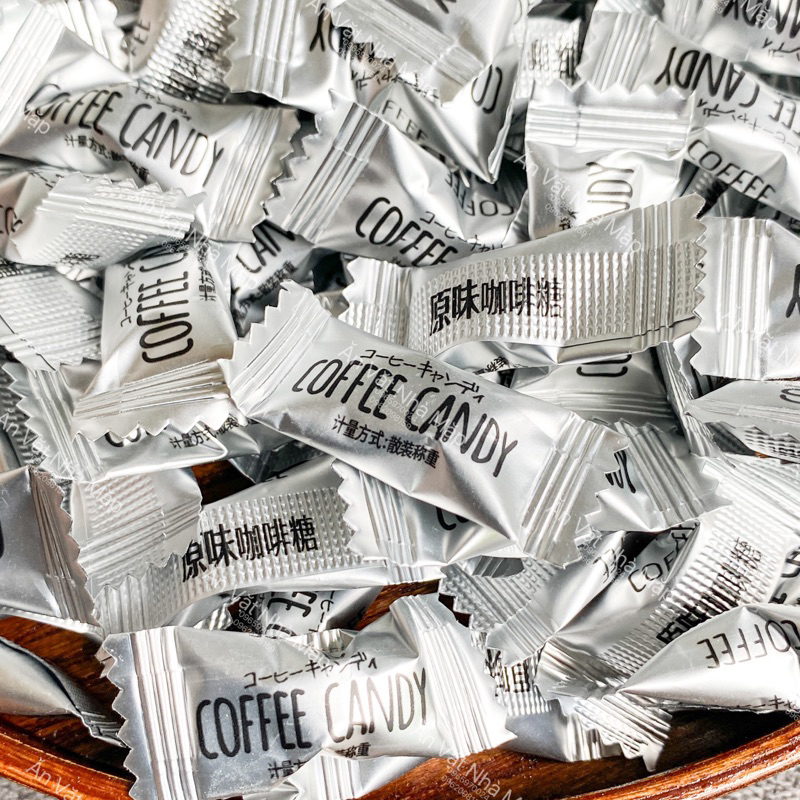 Kẹo Coffee Candy Không Đường Đài Loan Nhiều Vị Hạt Phỉ / Đen / Sữa Túi 100g Ăn Là Ghiền