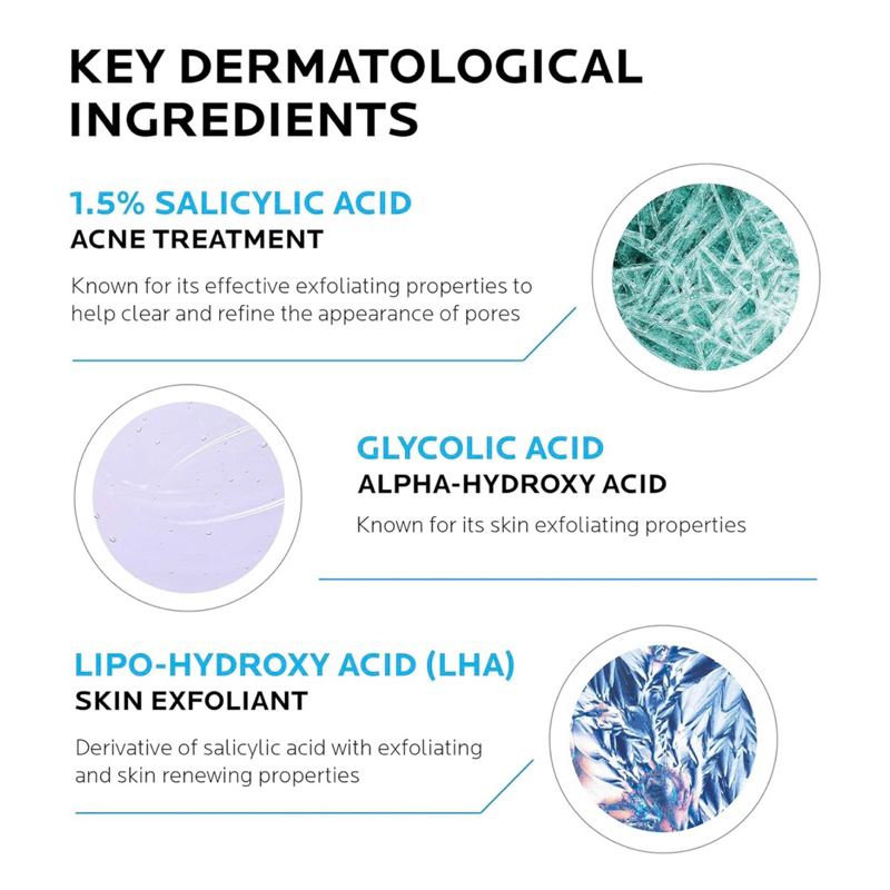 Serum tẩy tế bào chết LA ROCHE-POSAY Effaclar 1.5% Salicylic Acid Acne Treatment 30ml