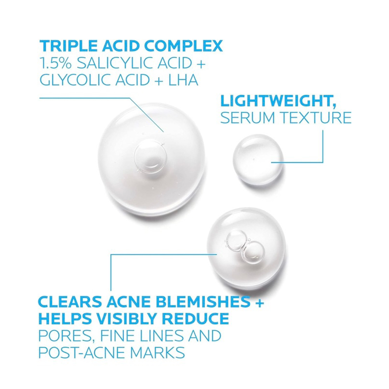Serum tẩy tế bào chết LA ROCHE-POSAY Effaclar 1.5% Salicylic Acid Acne Treatment 30ml