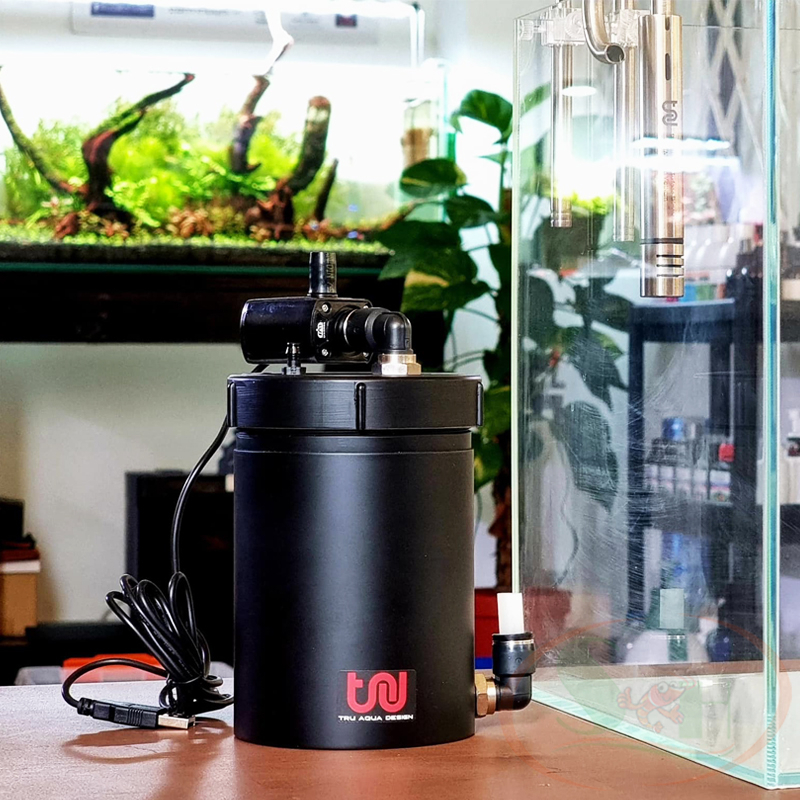 Lọc thùng mini TRU PVC Nano External Filter bể cá tép thủy sinh shallow