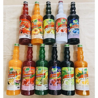 Siro Thái Lan DingFong đủ mùi 760ml Syrup si rô Pixie