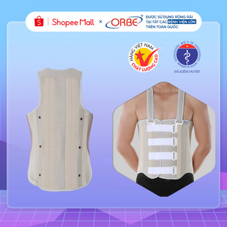 Áo hỗ trợ cột sống orbe giúp nâng đỡ, cố định tạm thời cột sống lưng, thắt lưng