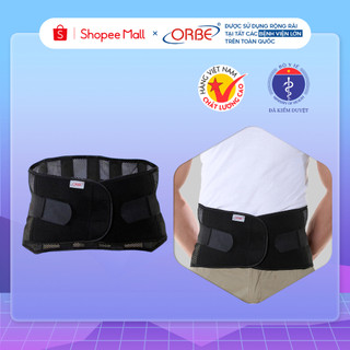 Đai lưng cột sống orbe h3 chất liệu vải không dệt, thoáng khí