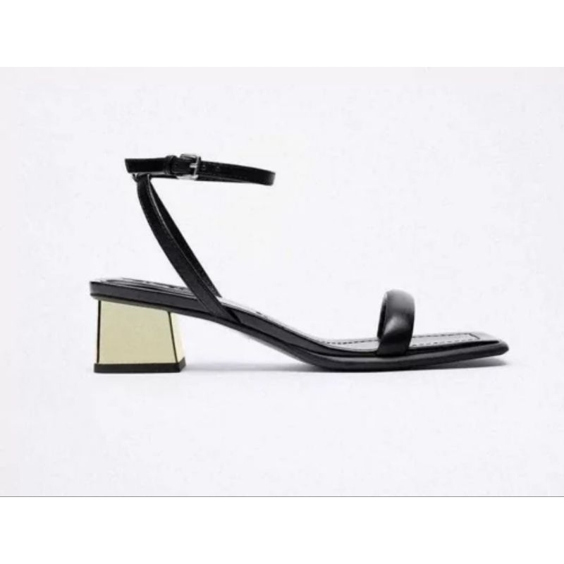 Dép sandal quai mảnh cao 5 phân Zara còn size 39