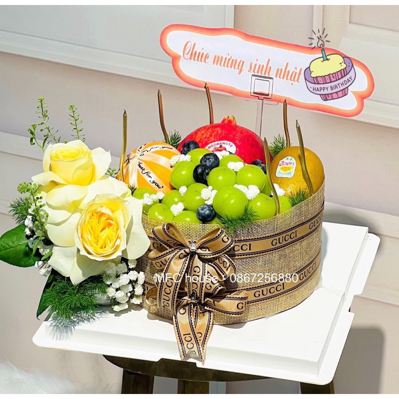 Giỏ quà trái cây tươi nhập khẩu - quà tặng sinh nhật - MFC house