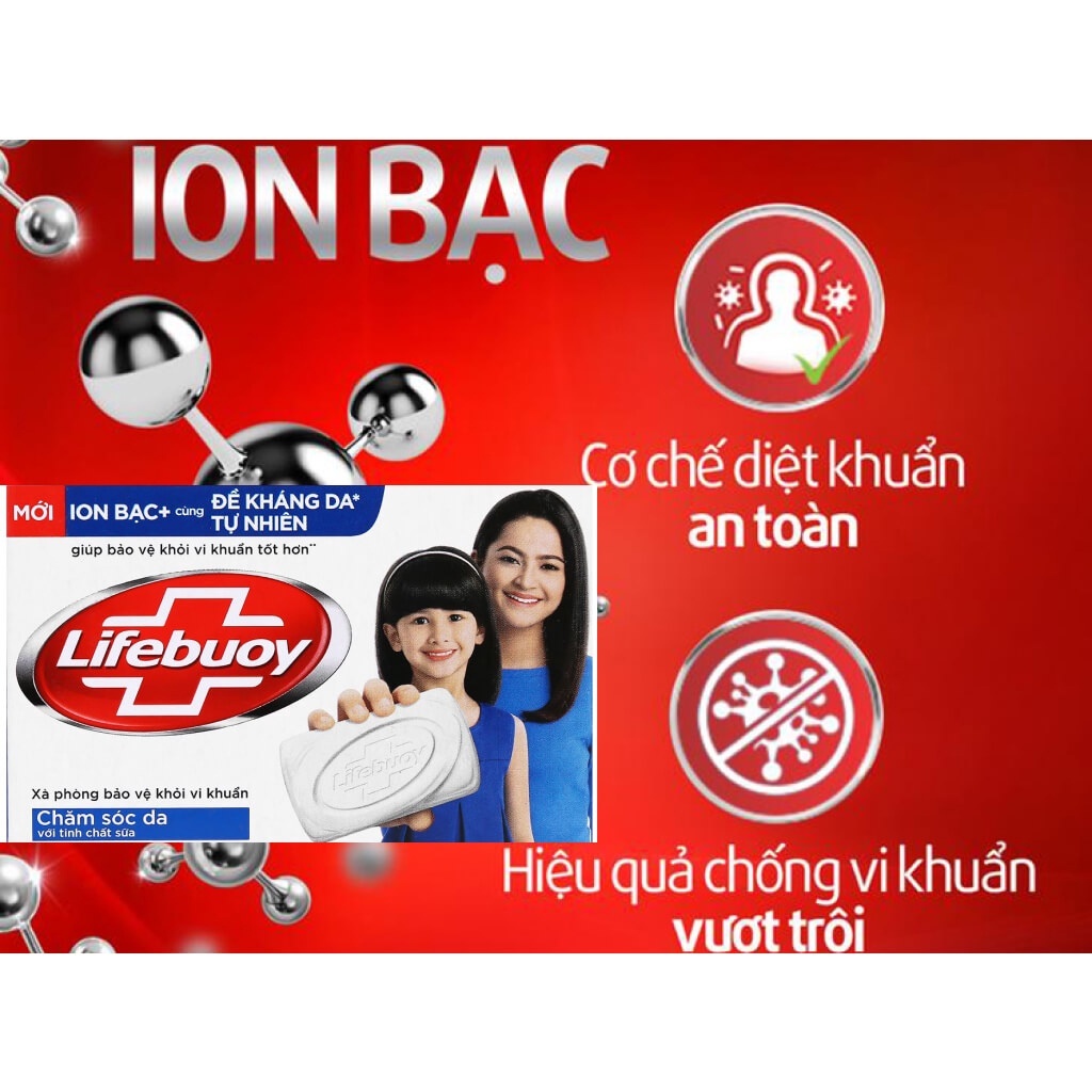 Xà bông cục Dettol Kháng khuẩn dưỡng da (Hồng)