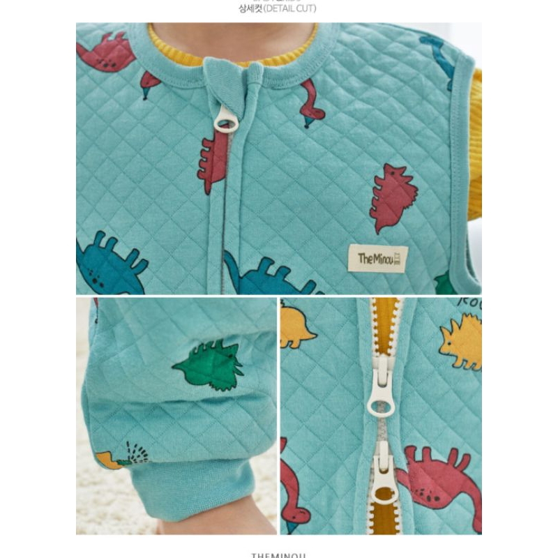 - Túi ngủ trần bông có chân Theminou VN xuất Hàn