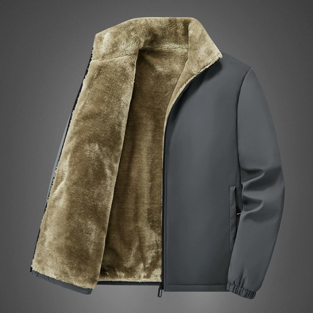 Áo khoác lót lông Nam  - Siêu nhẹ, siêu ấm, chất vải gió tráng bạc chống gió, lót lông ấm áp. Mã SP A9