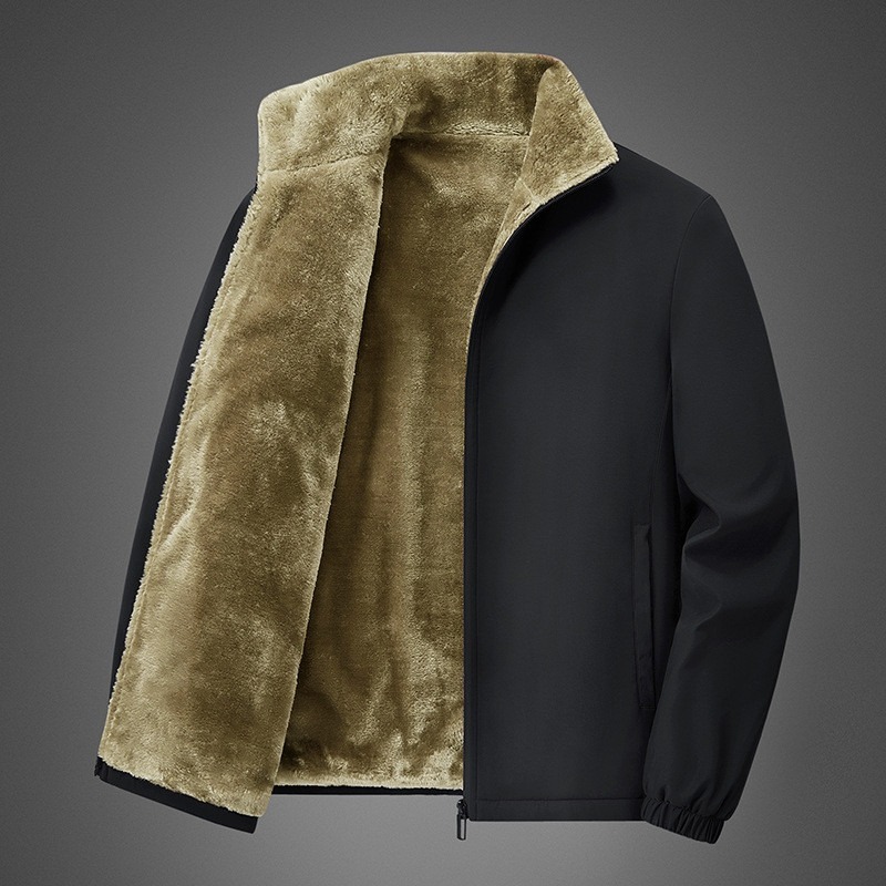 Áo khoác lót lông Nam  - Siêu nhẹ, siêu ấm, chất vải gió tráng bạc chống gió, lót lông ấm áp. Mã SP A9