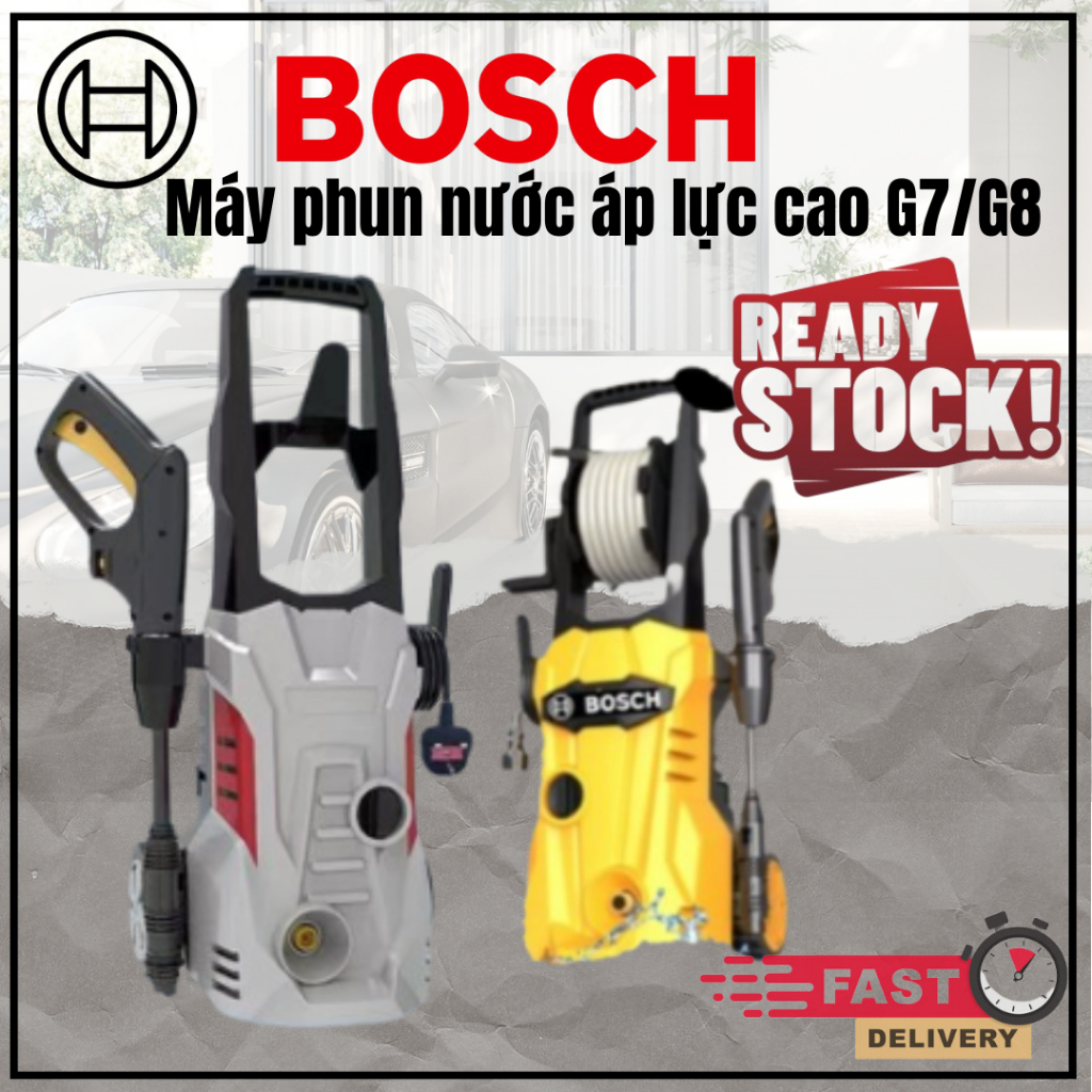 BOSCH Máy phun nước áp lực cao G7 turbo/G8 Turbo Waterjet Máy phun nước rửa xe