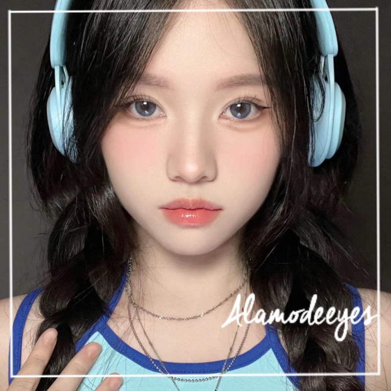 Lens xanh dương viền mảnh